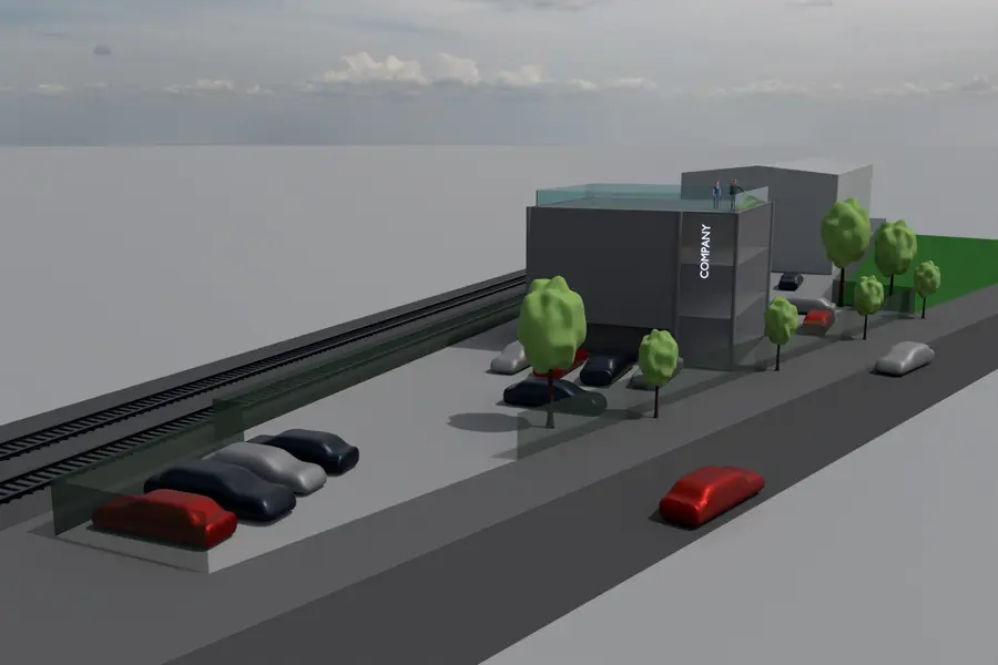 Visualisierung möglicher Bebauung