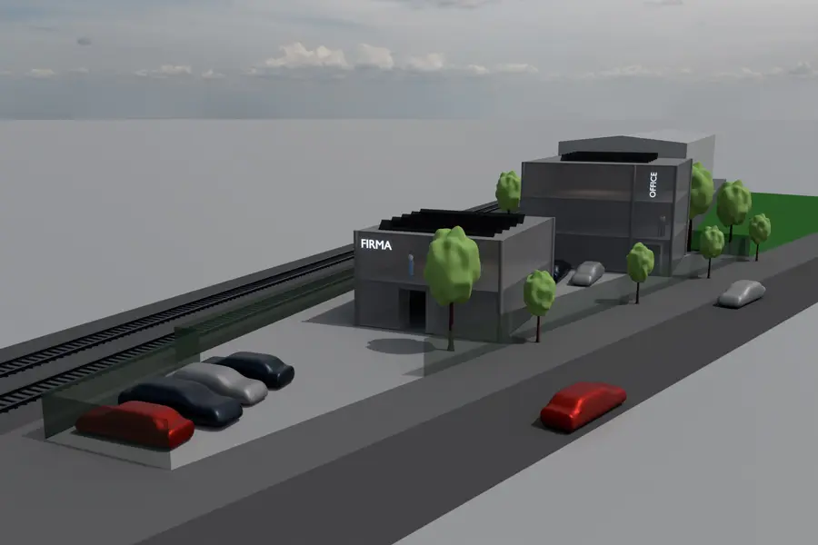 Alternative Visualisierung möglicher Bebauung